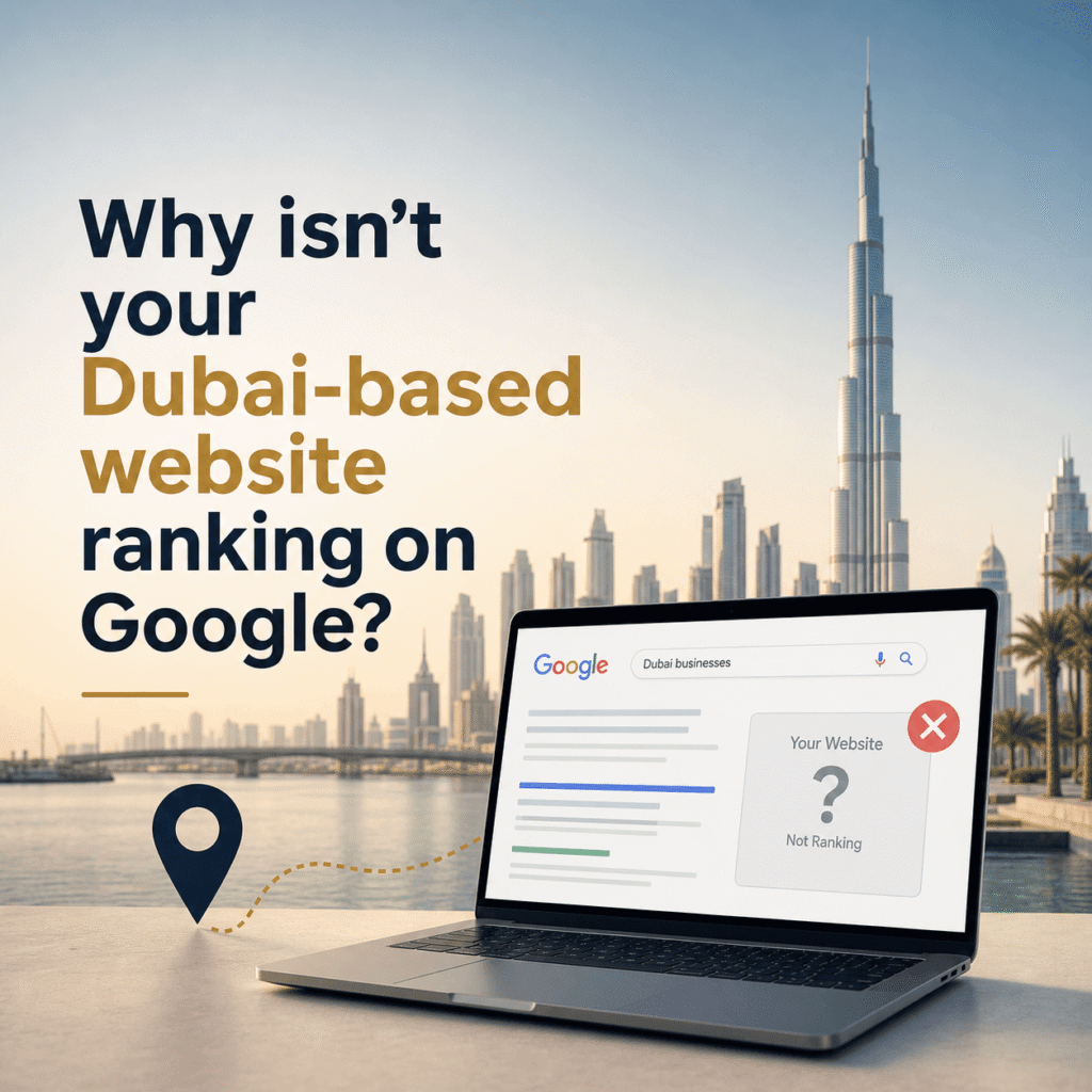 Dubai Website not ranking on Google