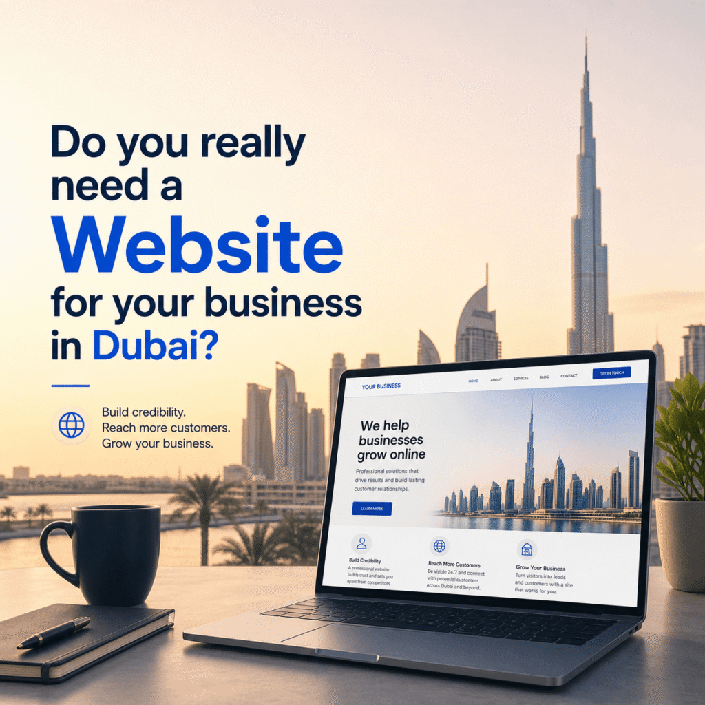 Website for business in Dubai