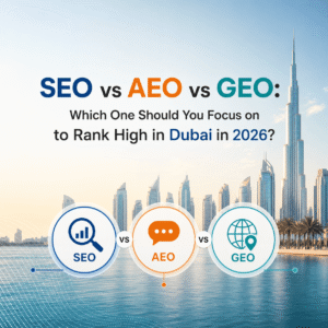 SEO vs AEO vs GEO in Dubai